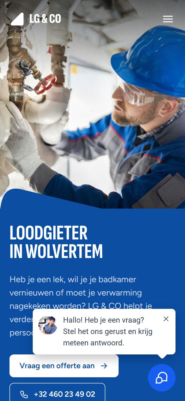 Website van LG & CO op gsm